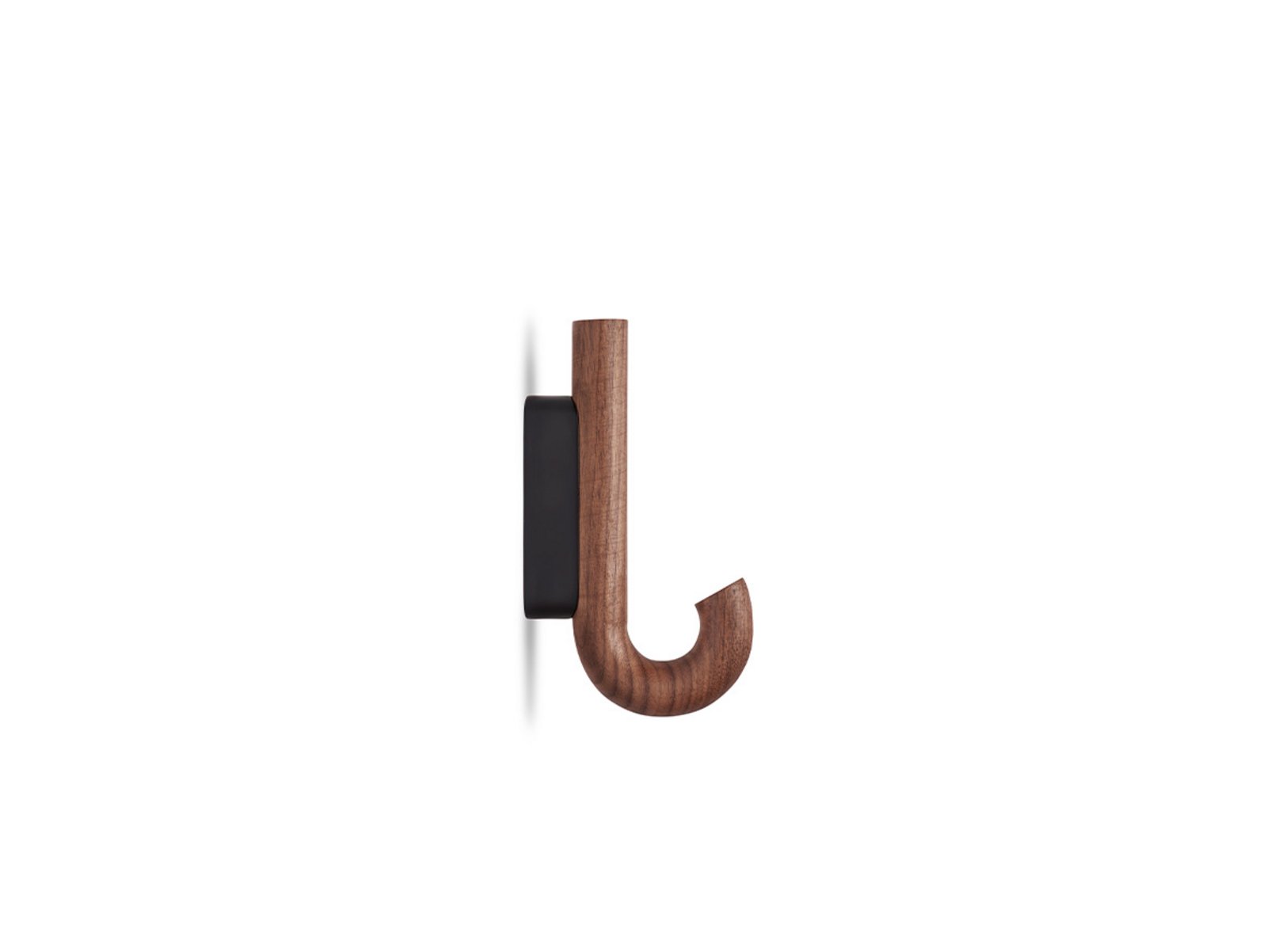 Hook Coat Hook Mini Walnut/Black - GEJST