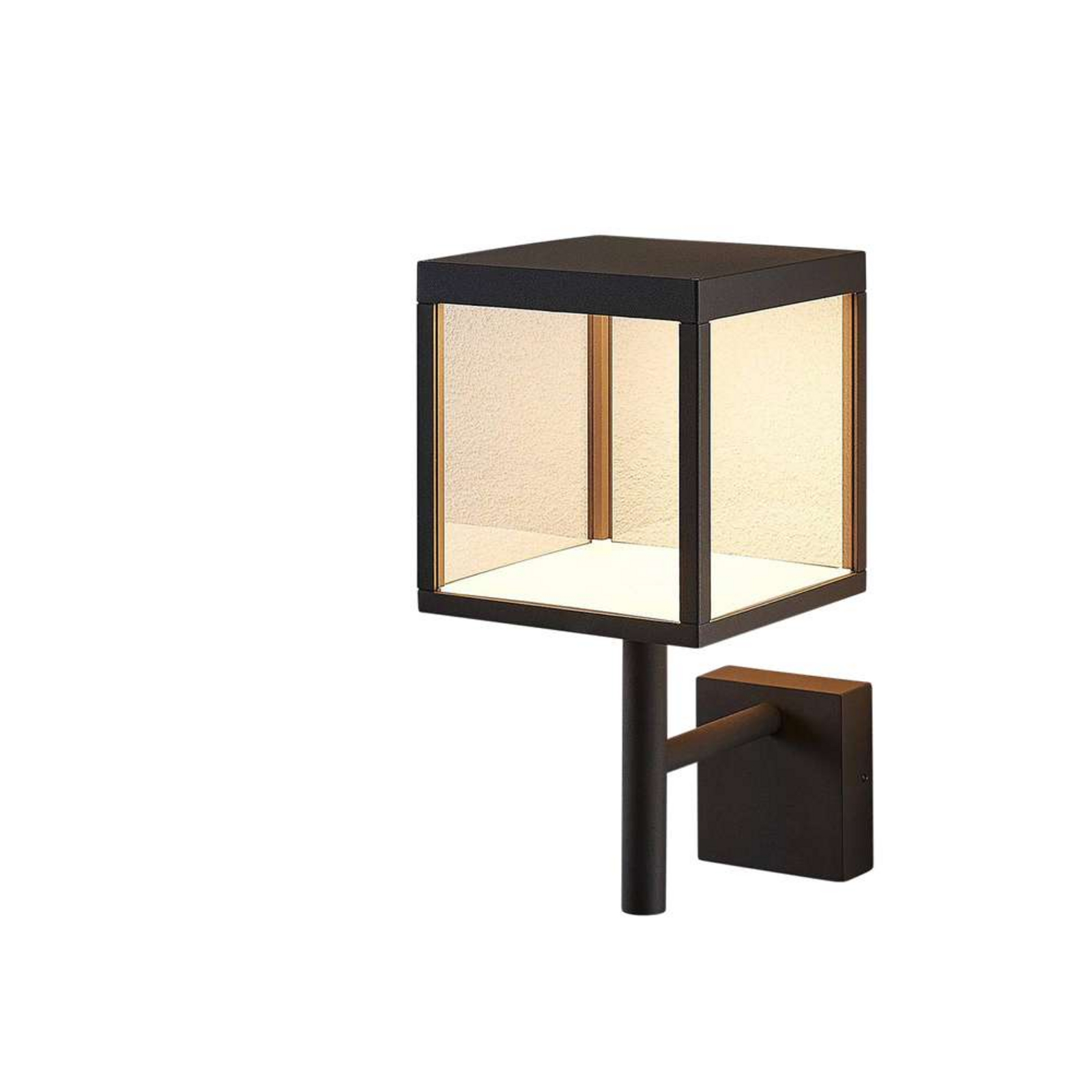 Cube LED Vanjski Zidna lampa Graphite - Lucande