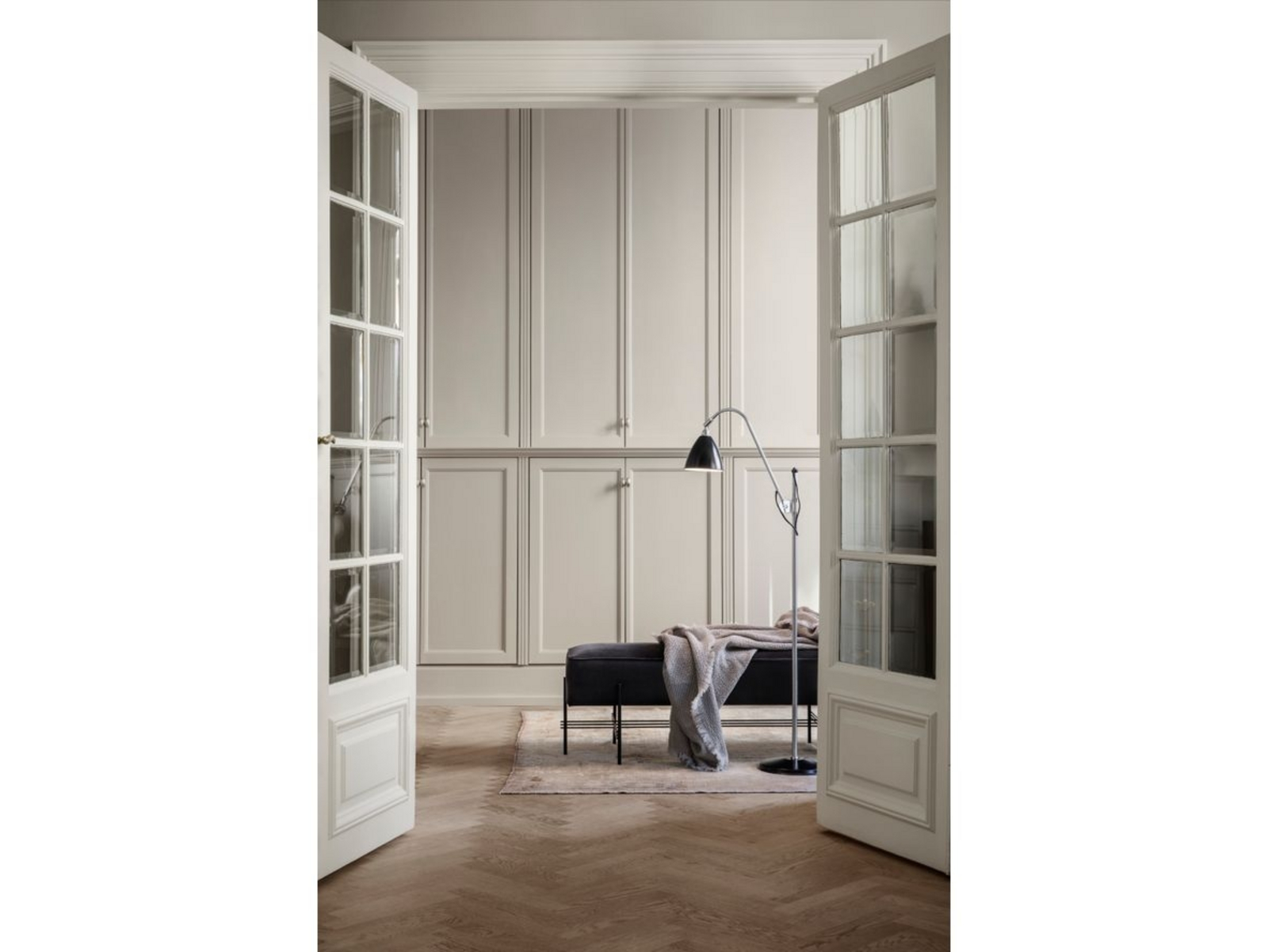 Bestlite BL3 Stehleuchte Ø16 Chrom/Schwarz - GUBI