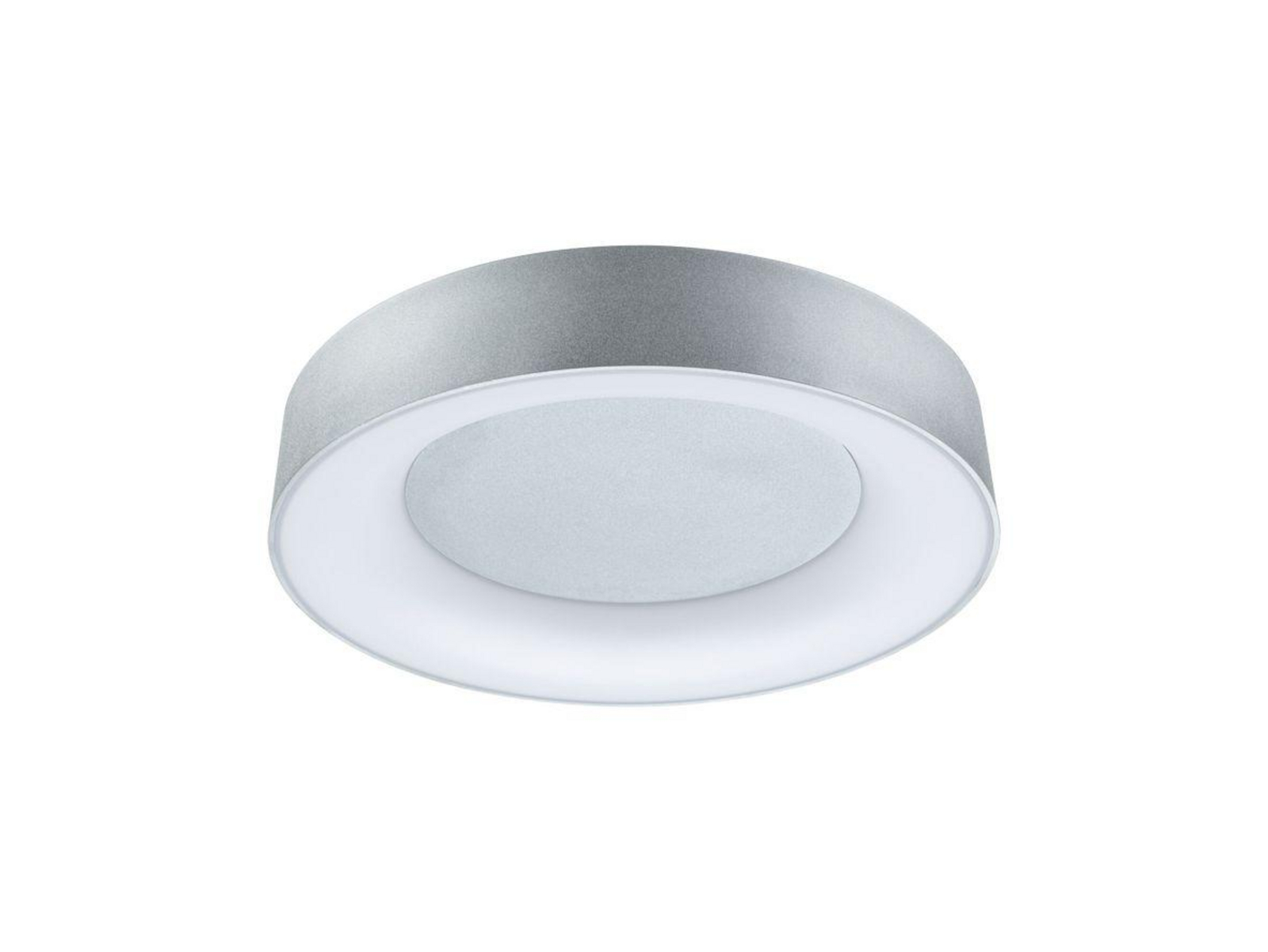 Casca LED Plafondlamp IP44 2100lm Wit/Matt Aluminium - Paulmann