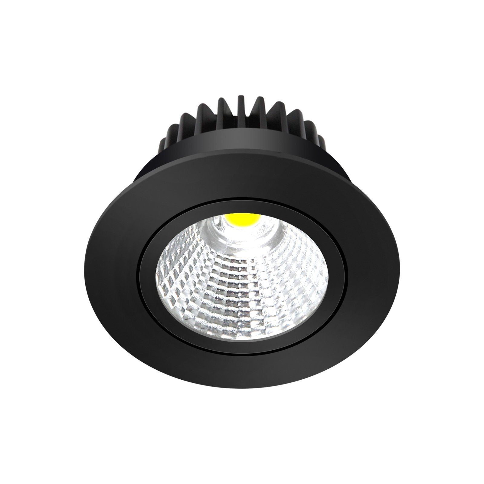 Arcchio LED-Downlight Zarik, schwarz, 2.700K