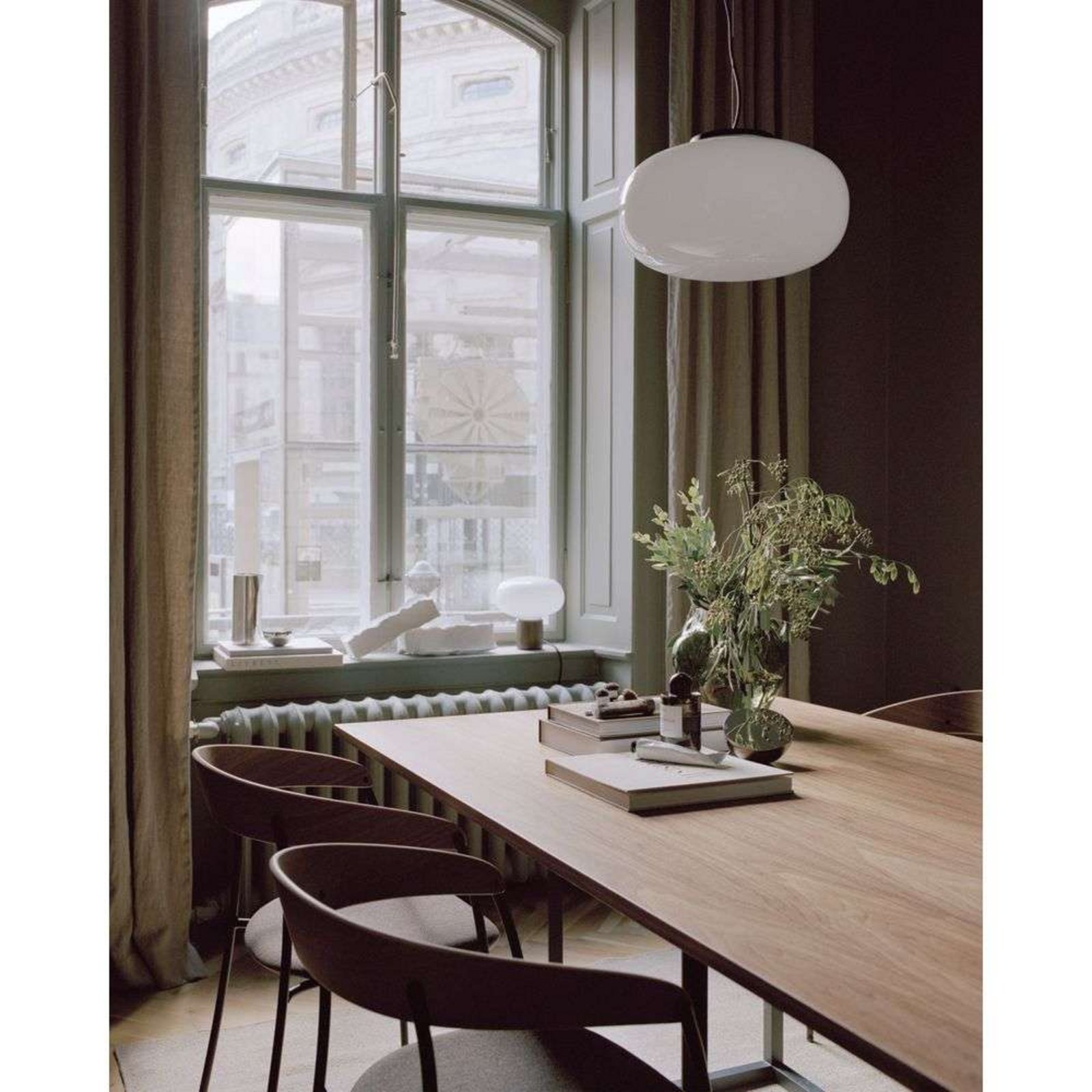 Karl-Johan Taklampa Ø230 Opal Glass - New Works