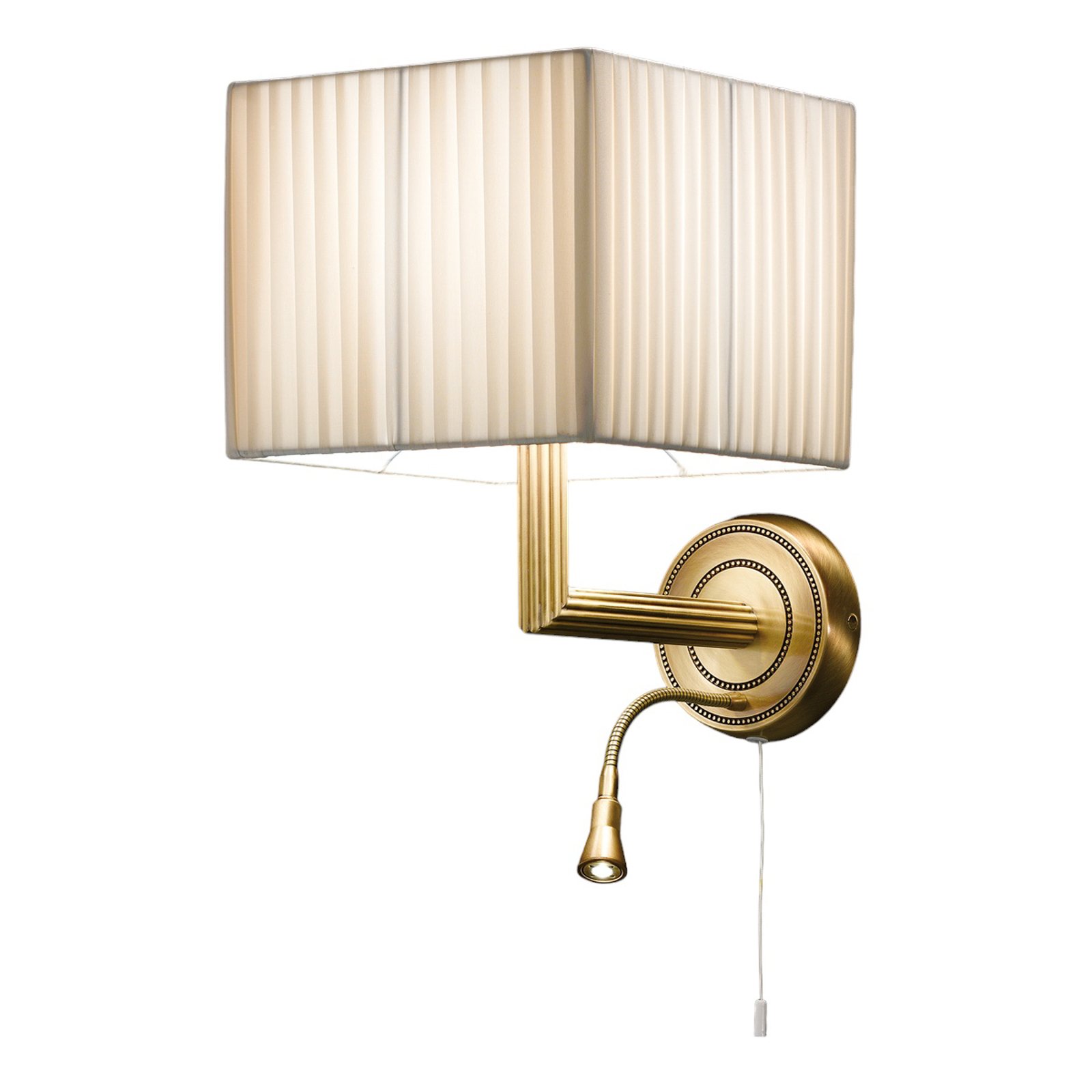 Imperial vägglampa med LED-läslampa