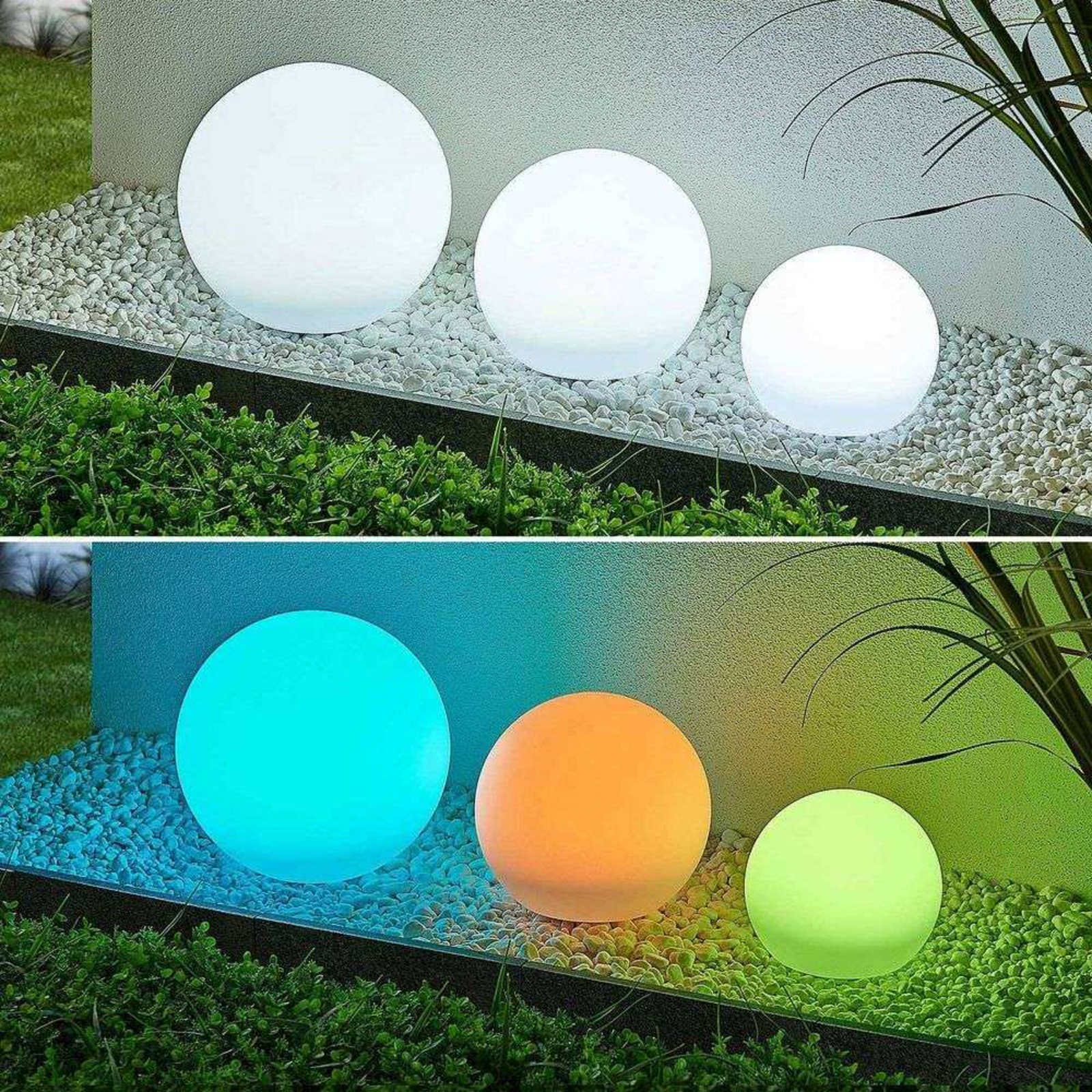 Lago Solaire 3 pcs. RGBW White - Lindby