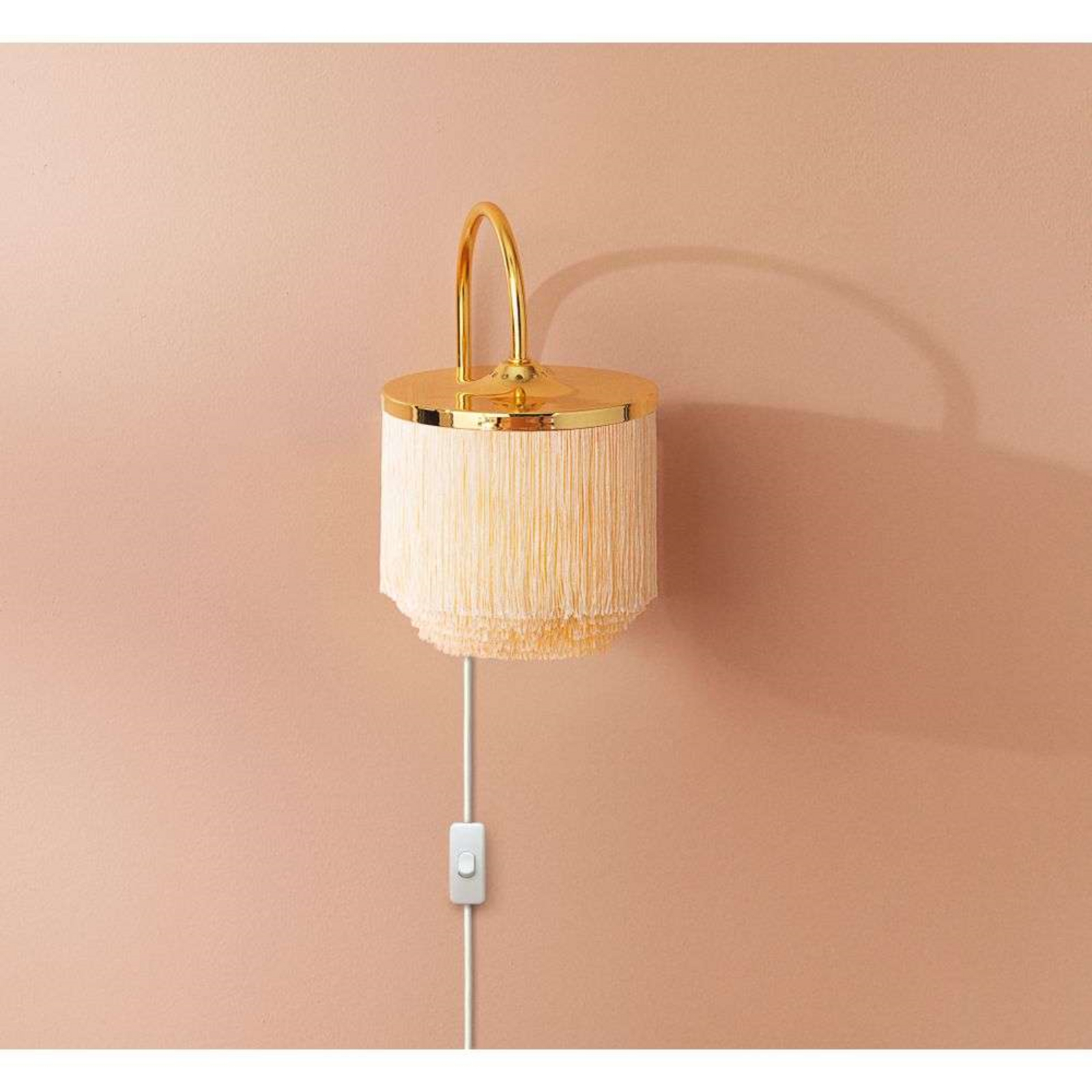 Fringe Wandleuchte Cream White - Warm Nordic