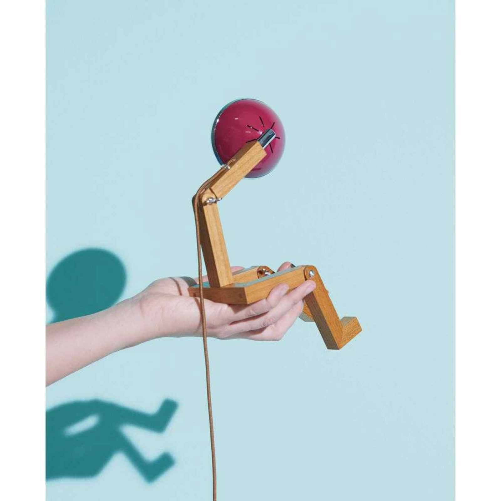 Mr. Wattson Table Lamp Mini Ash/Flash Red - Piffany Copenhagen