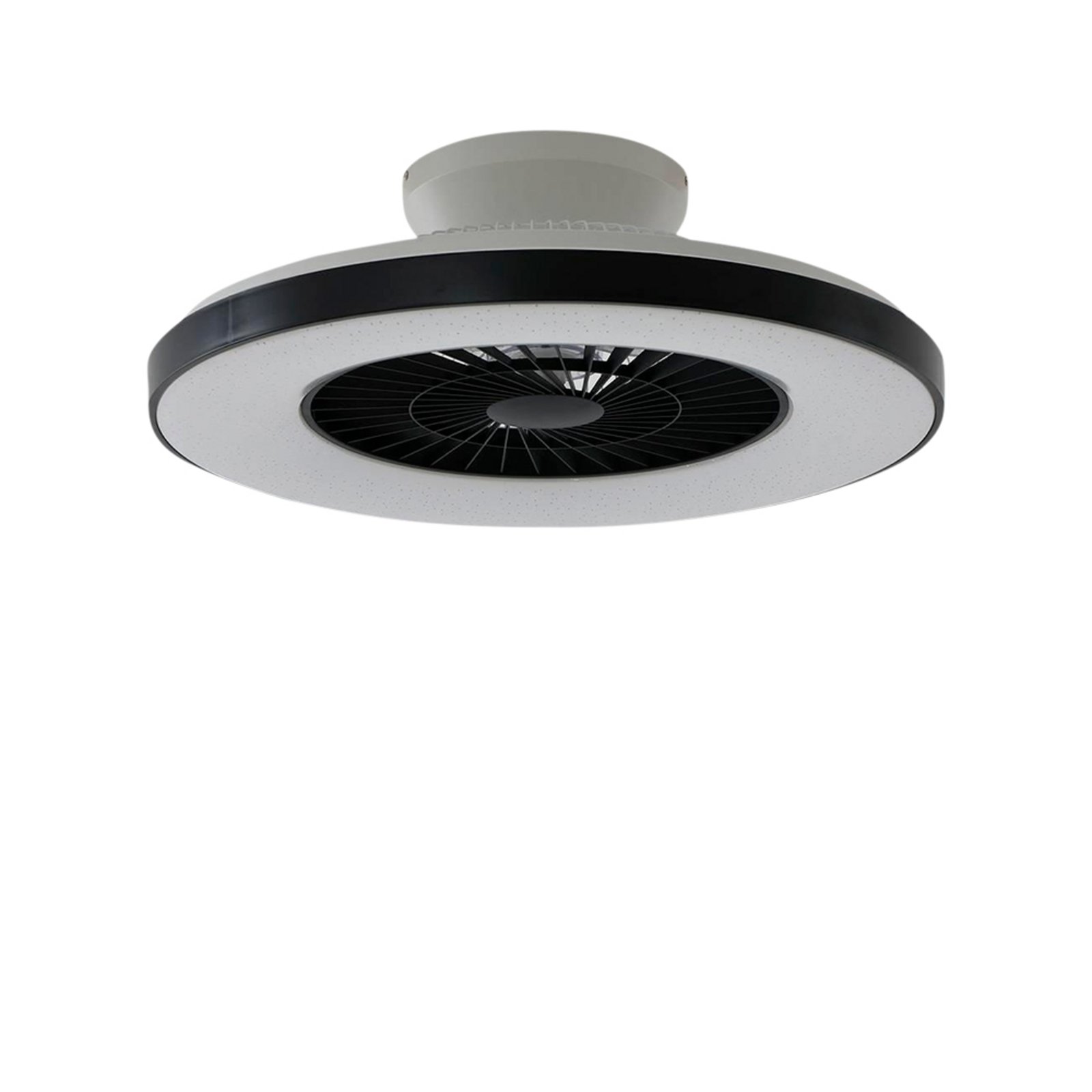 Paavo LED Smart Ventilador de teto Preto - Lindby