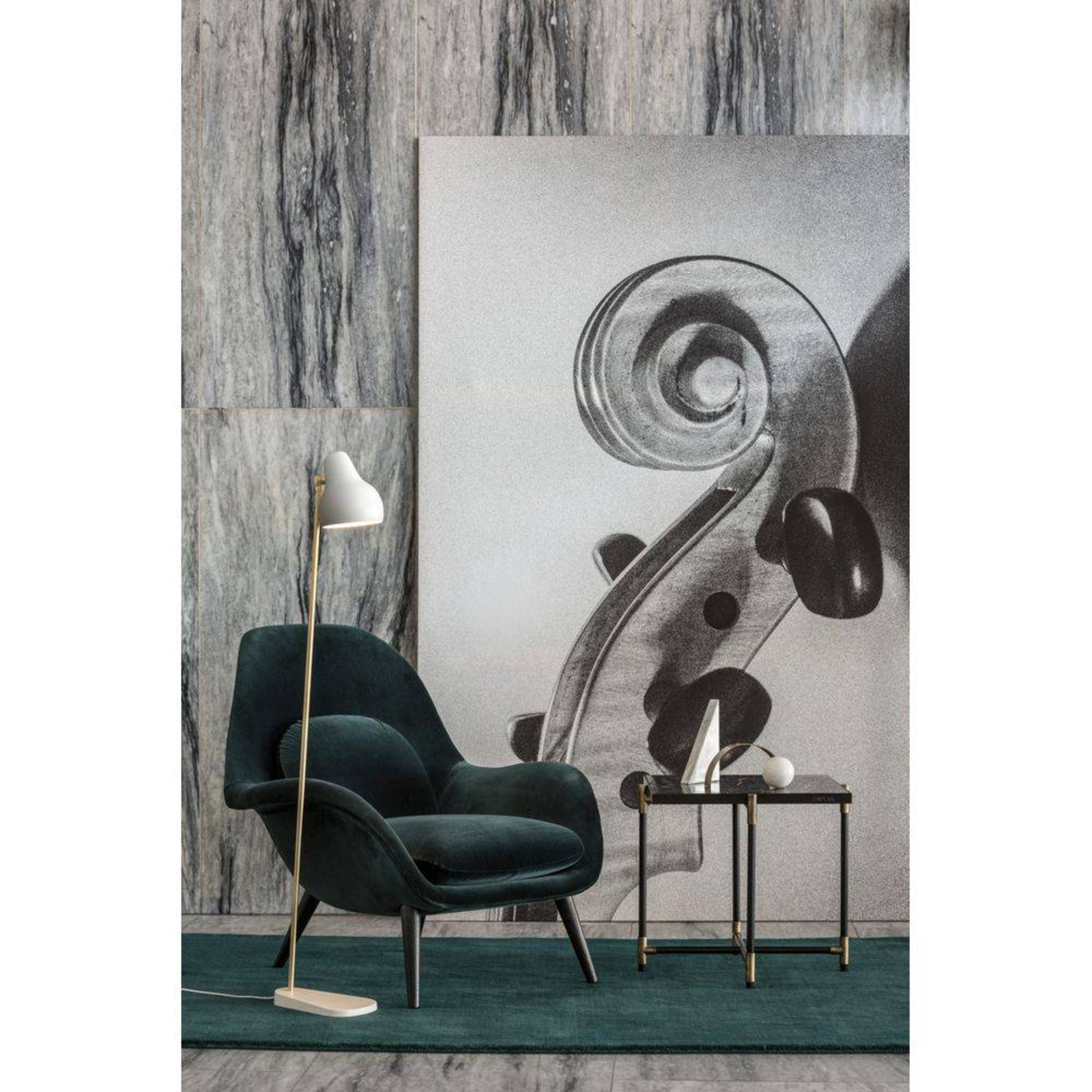 VL38 Floor Lamp White - Louis Poulsen