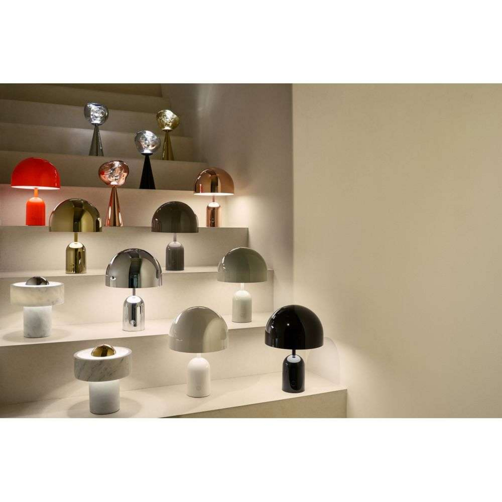 Stone Portable Table Lamp Silver - Tom Dixon