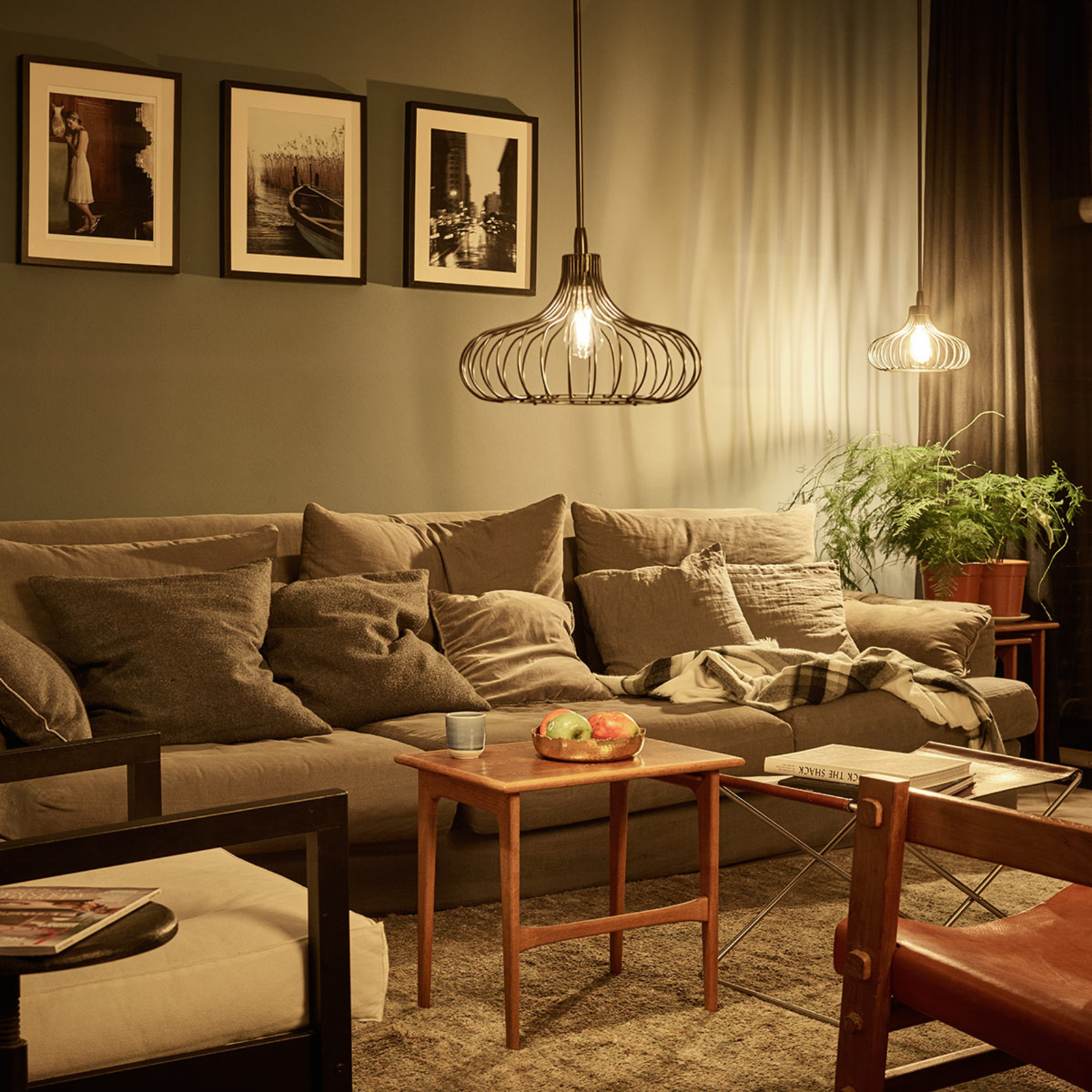 Philips LED žárovka E14 P45 3,4W čirá WarmGlow