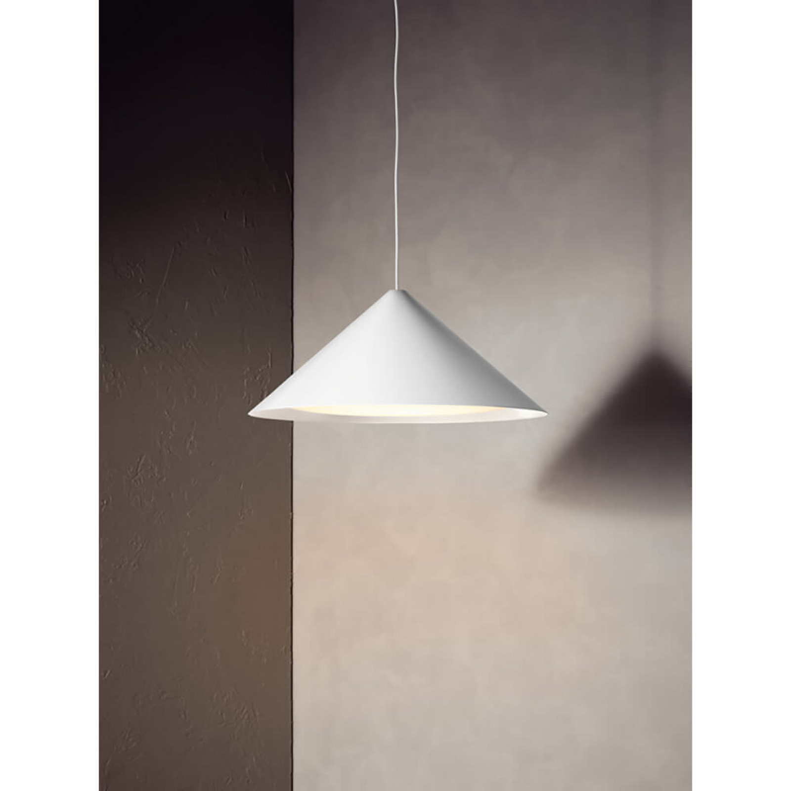 Keglen 400 LED Pendelleuchte Hvid - Louis Poulsen