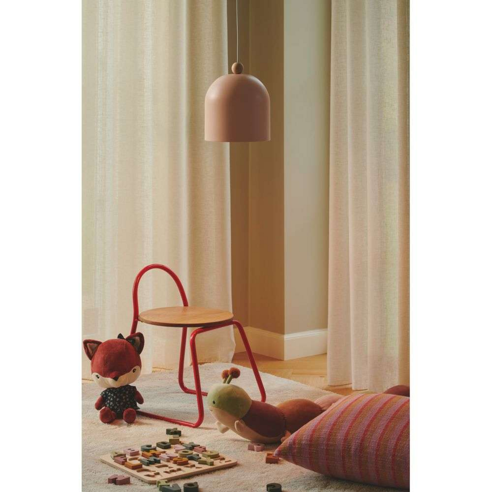 Gaston Candeeiro Suspenso Dusty Pink - Nordlux