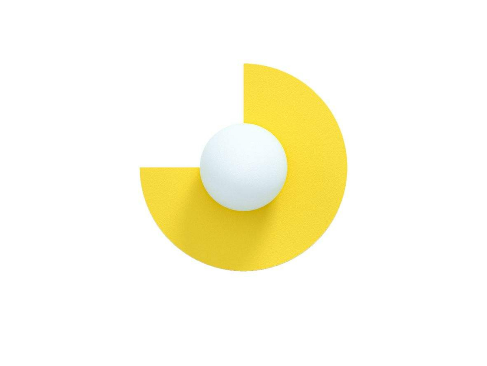 Candy Big Circle 270 S Wall Lamp Sunshine Yellow - Swedish Ninja