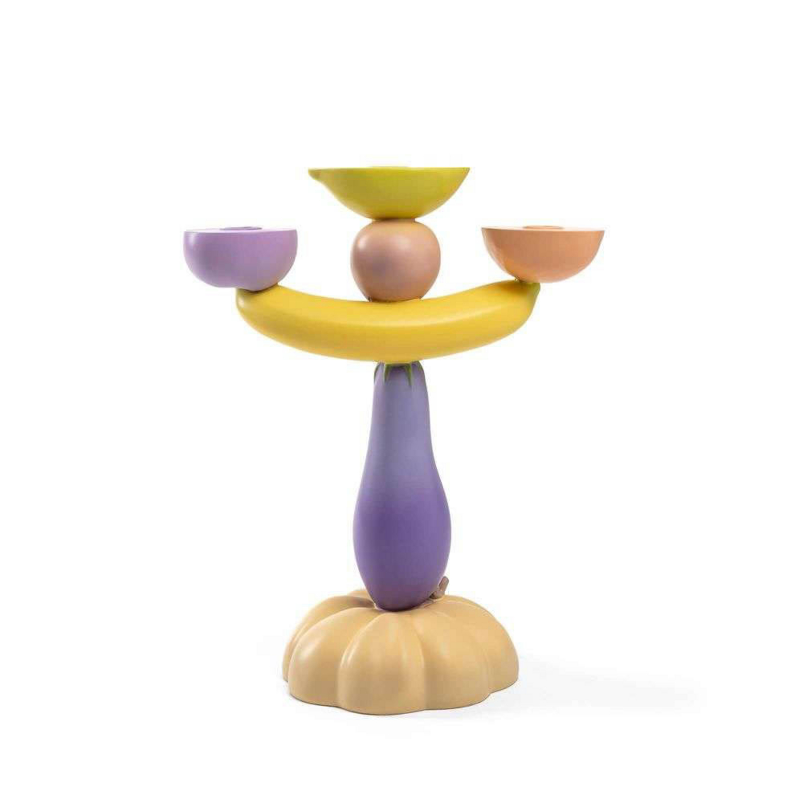 Vitamin Aubergine Ljusstake Multicolour - Seletti