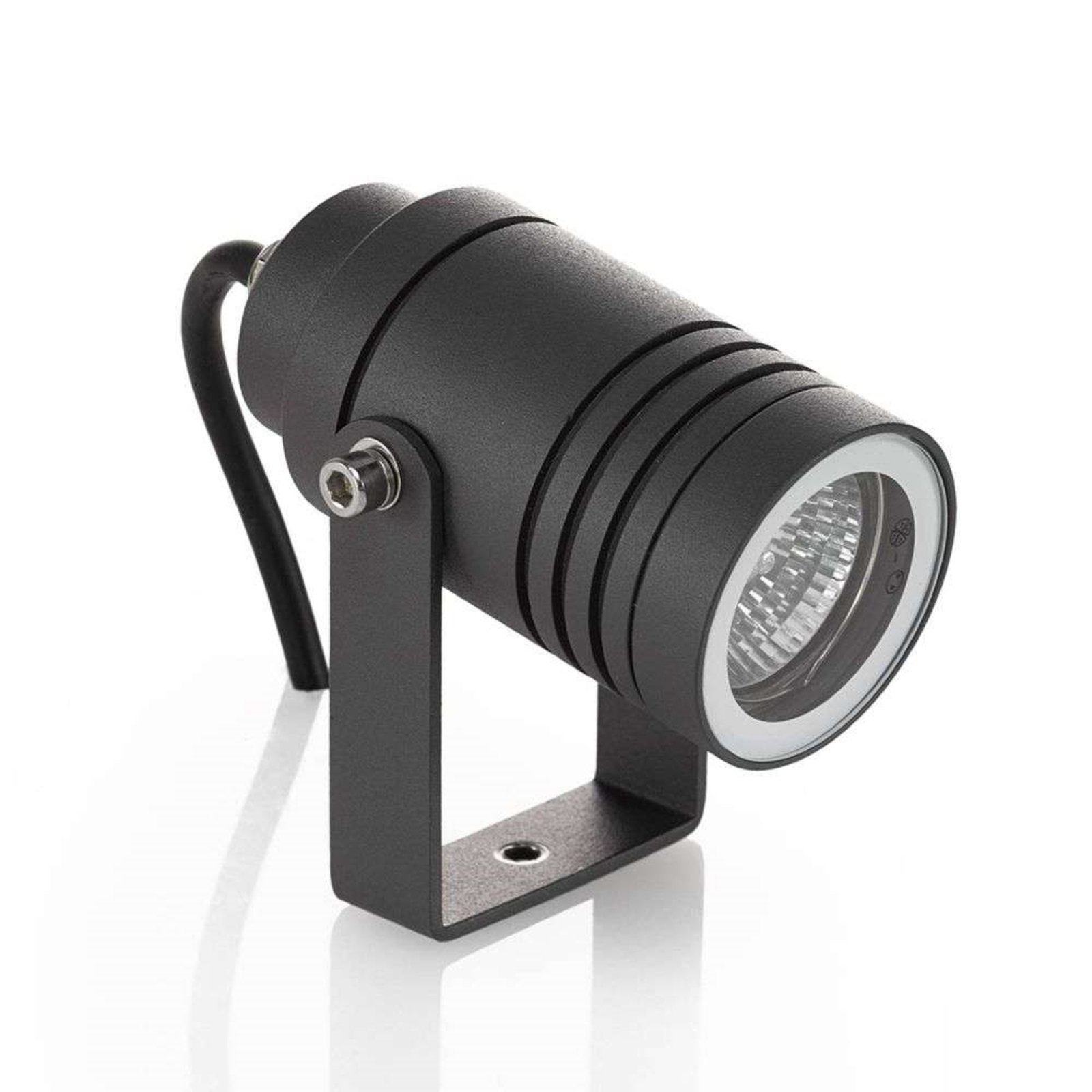 Galina Outdoor Spot w/Spike Dark Grey - Lucande