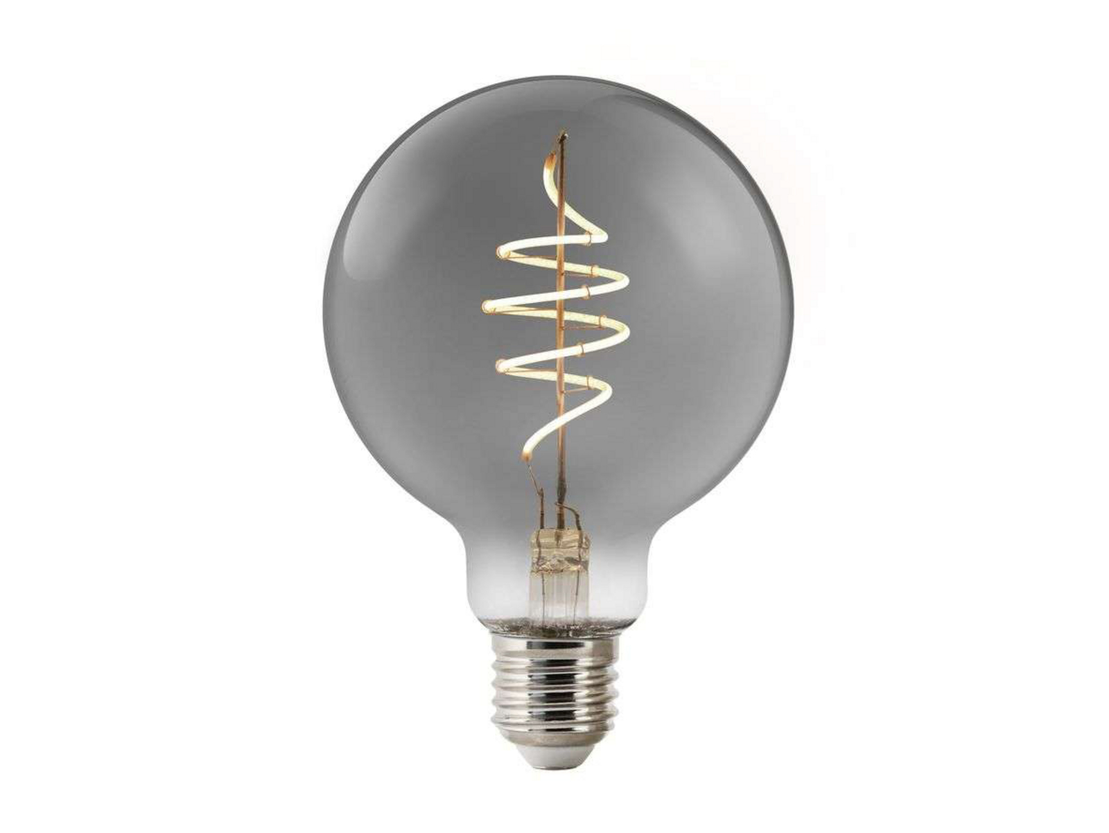 Pære Smart 4,7W (100lm) 1800K Dim. Smoked Globe E27 - Nordlux