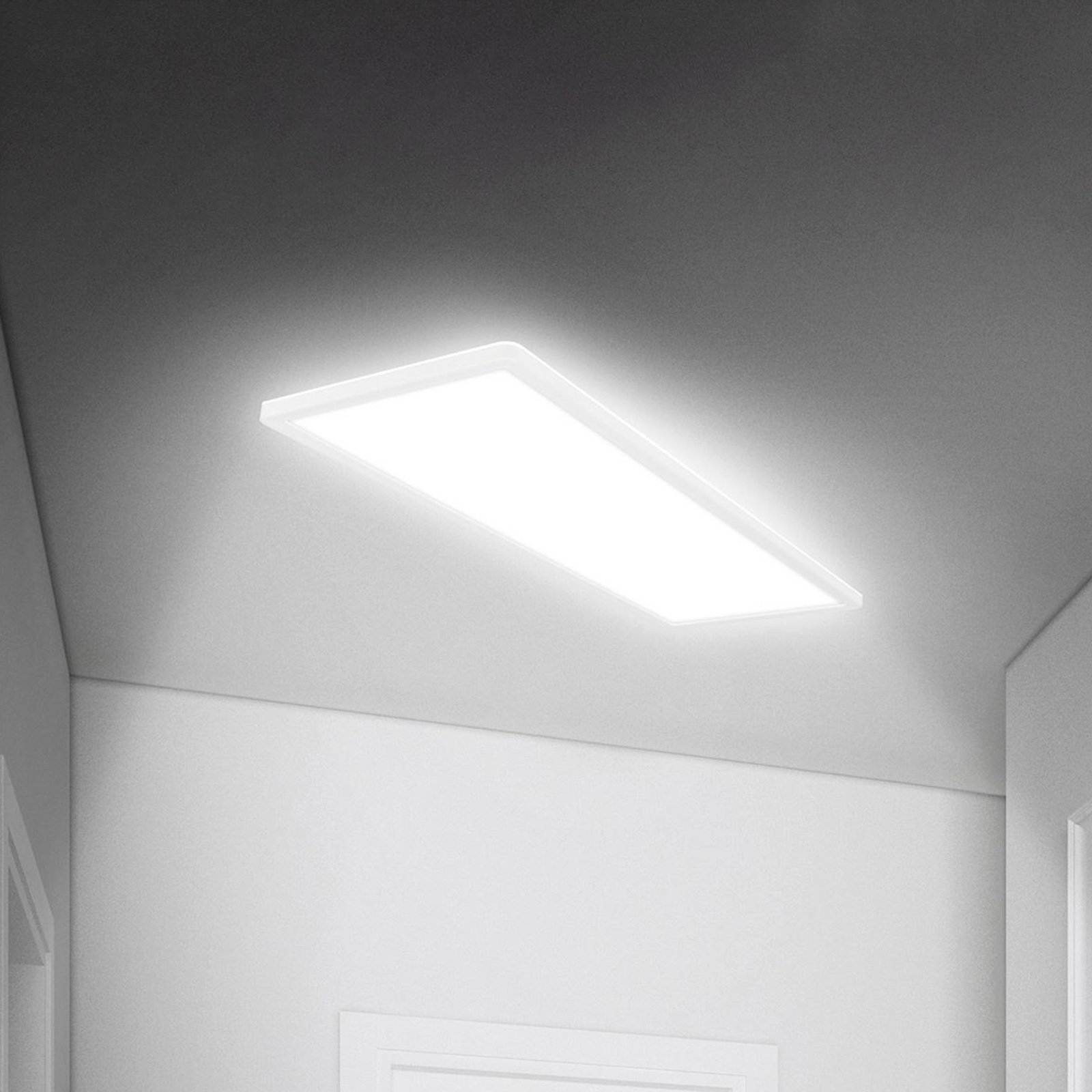 LED-Panel Move, Sensor, 58 x 20 cm, IP44, Kunststoff, weiß