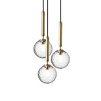 Miira 3 Lustre Brass/Optic Clear - Nuura