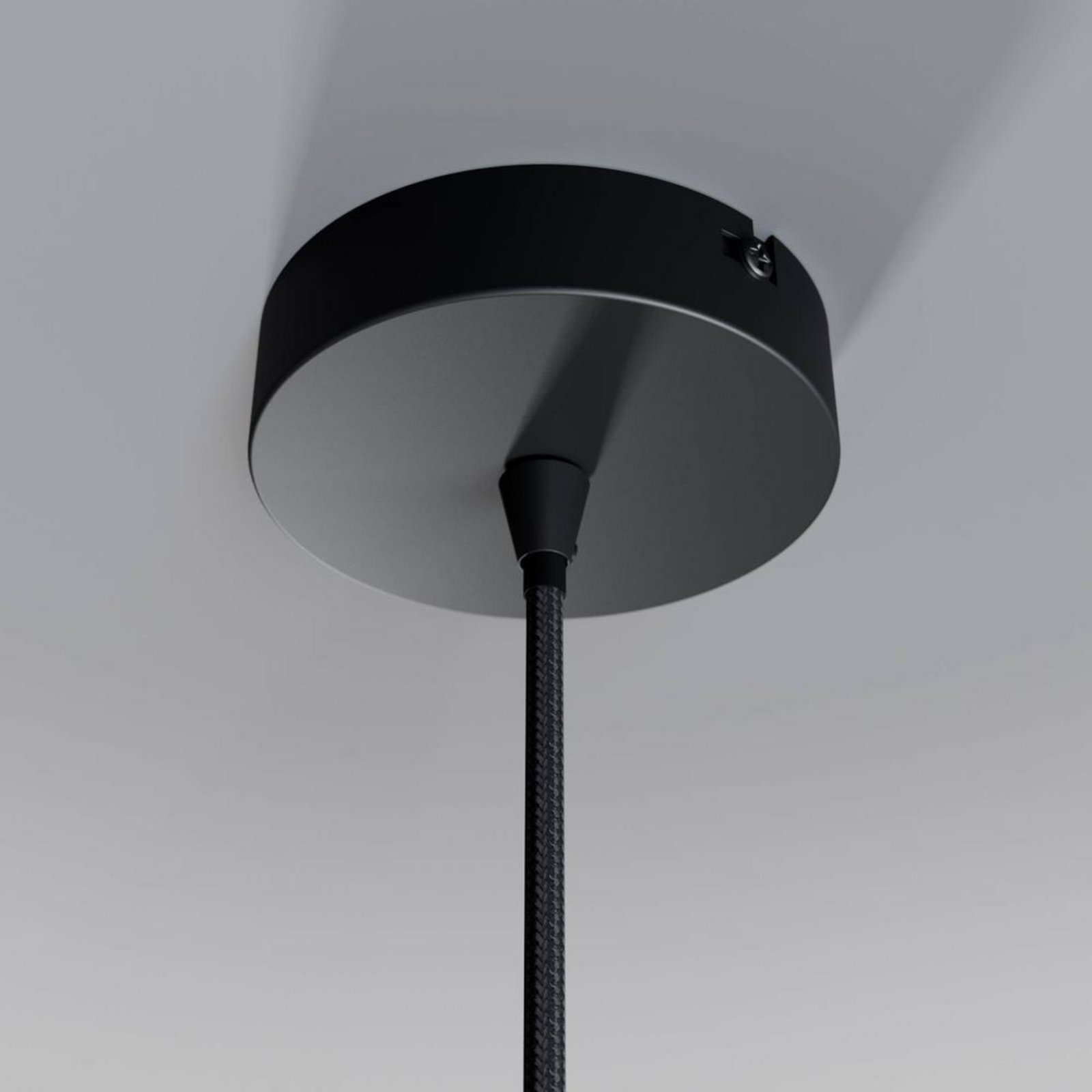 Kourtney Hanglamp Black/Smoke - Lindby