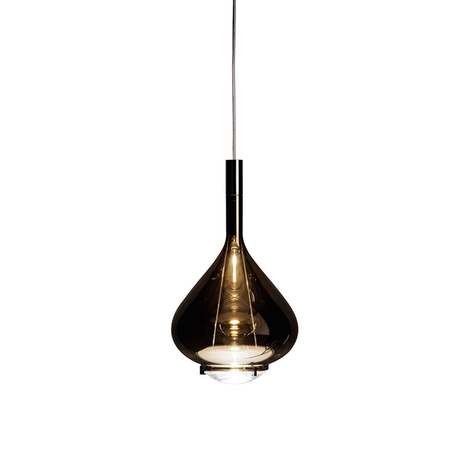 Sky-Fall So1 Hanglamp Medium Glossy Bronze Glass - Lodes