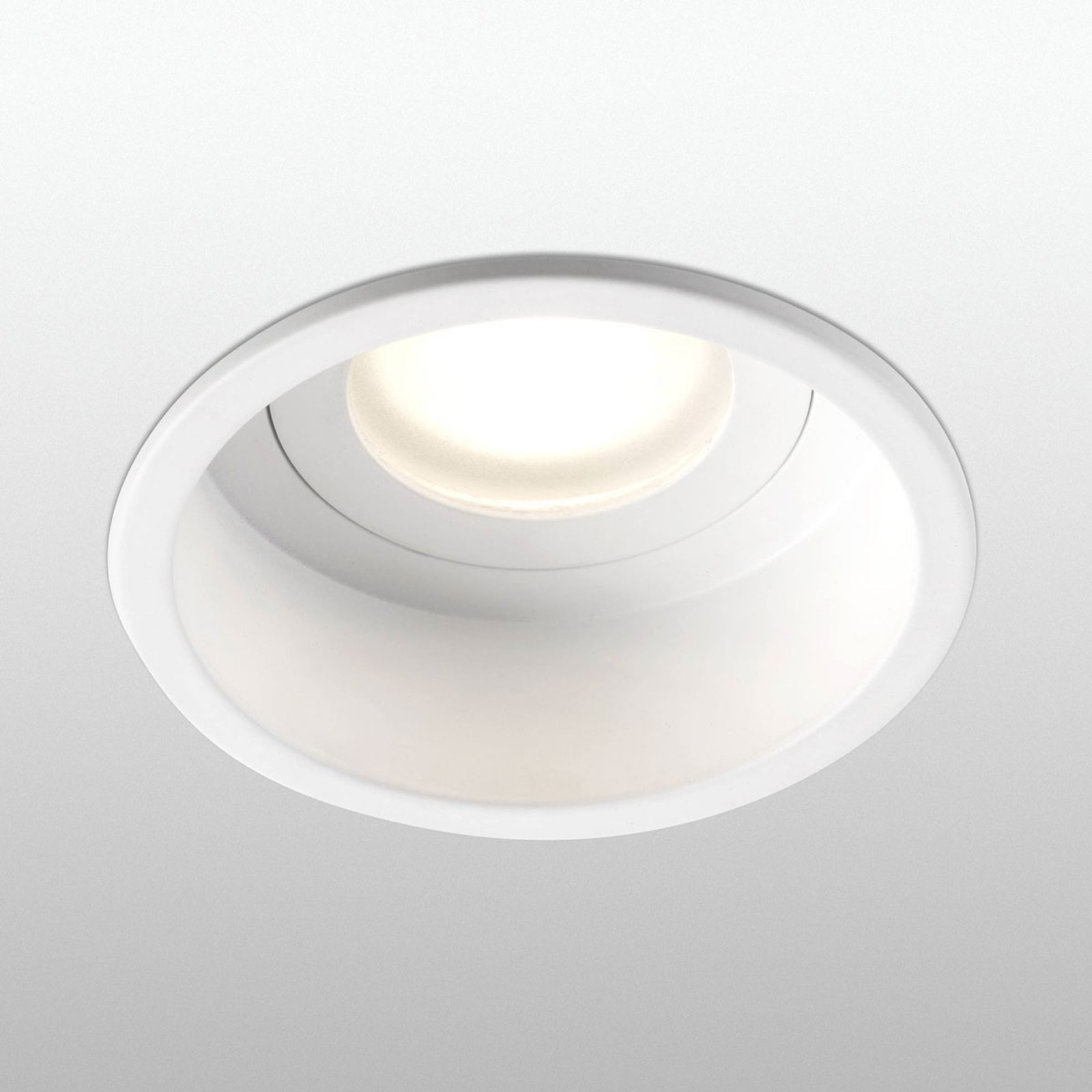 Faretto da incasso Hyde a 1 luce tondoIP44 bianco