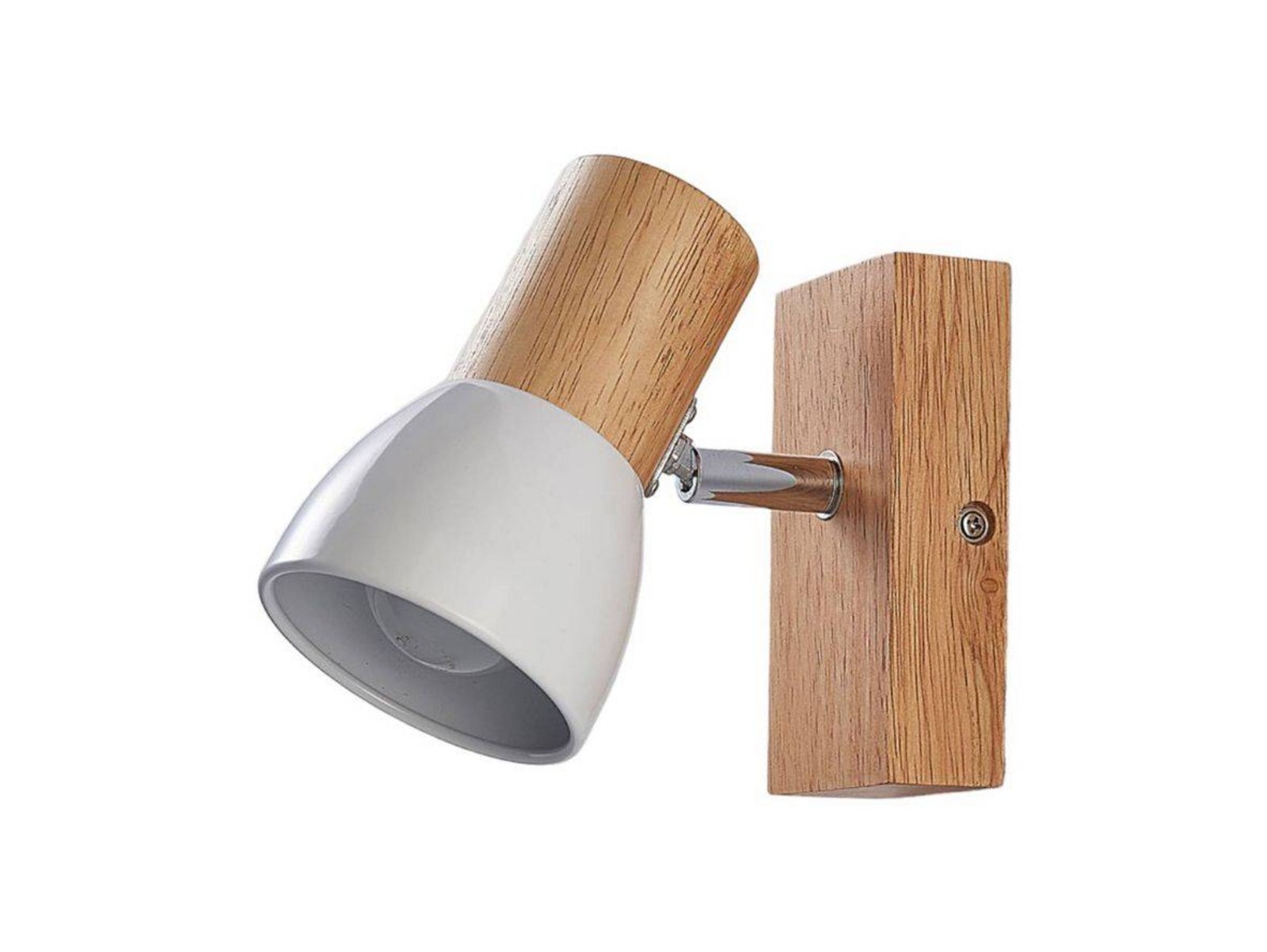 Thorin Aplique de Pared Light Wood/White - Lindby