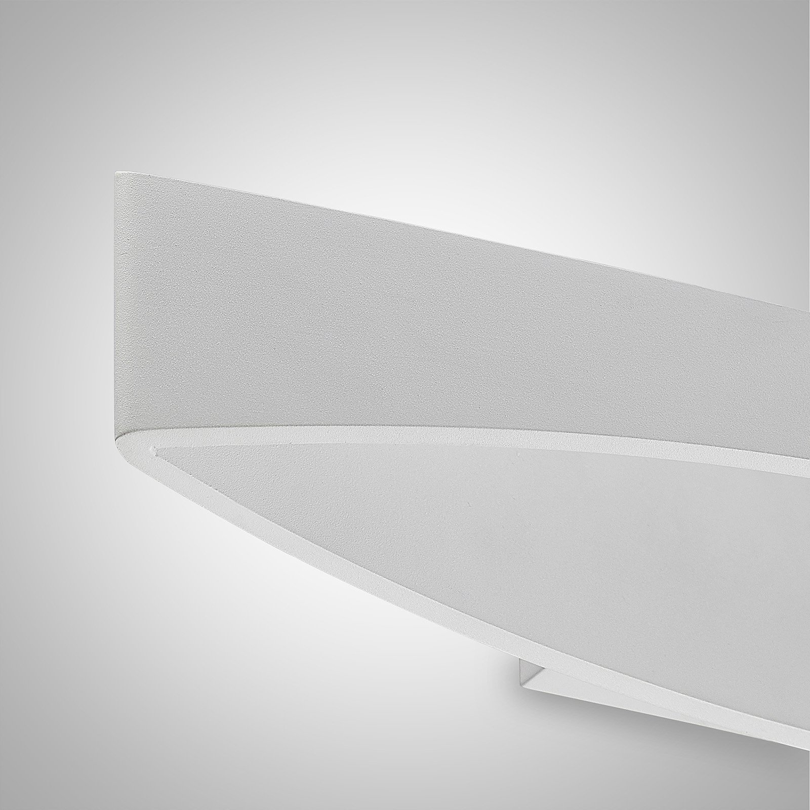 Arcchio LED-Wandleuchte Jelle, 44 cm, weiß, Metall, up/down